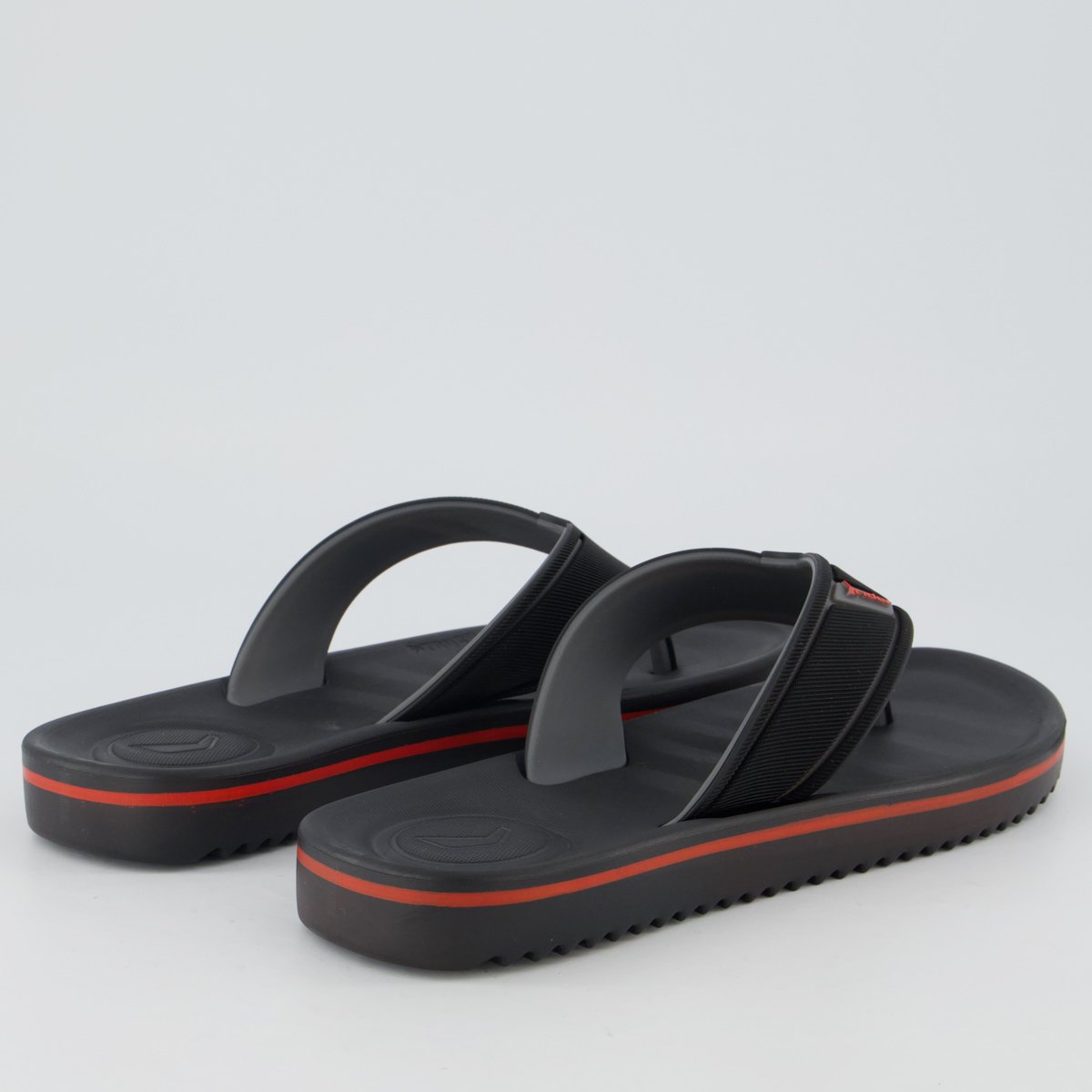 Chinelo Rider Trace Duo Preto Preto 4