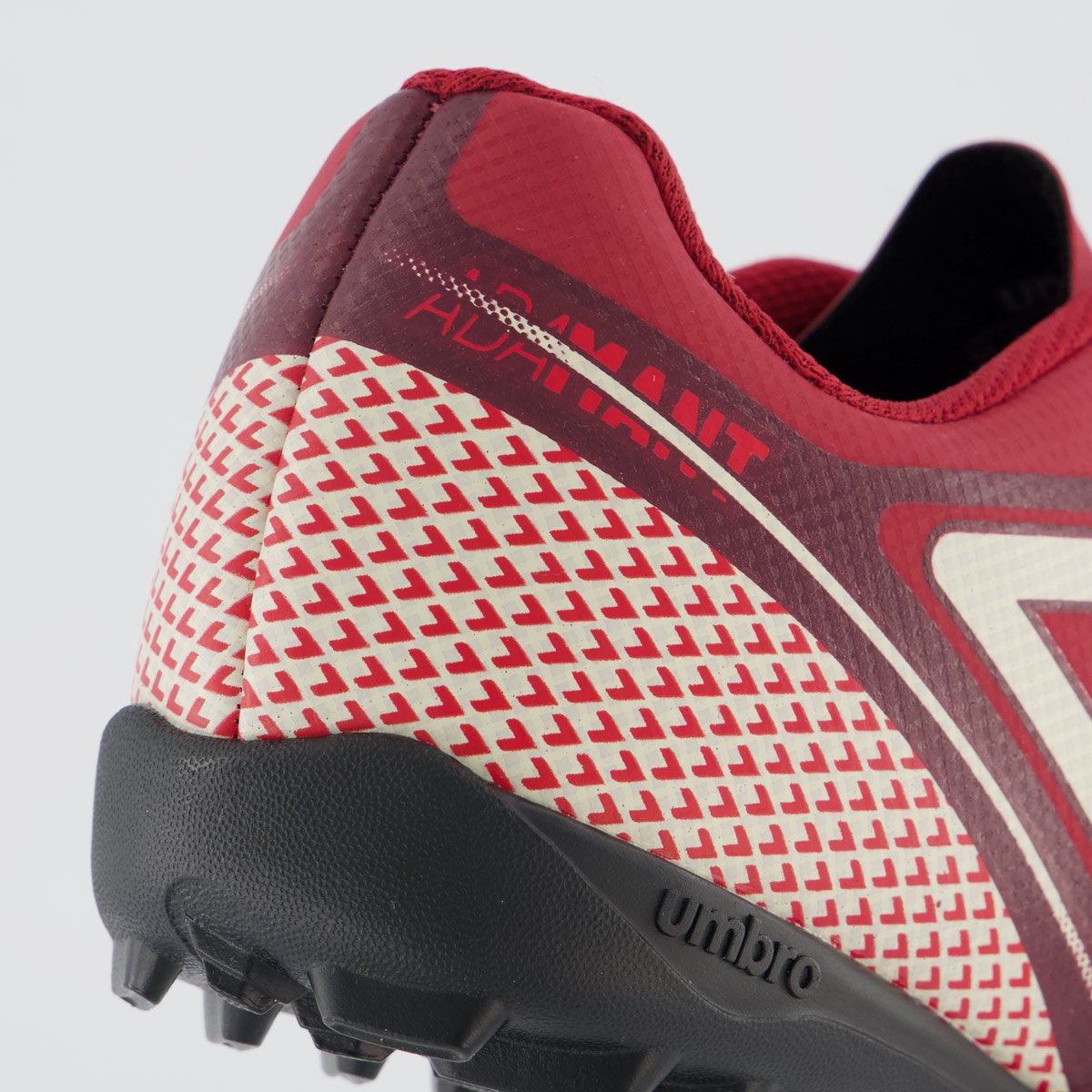 Chuteira Umbro Adamant Top Speed Society Juvenil Bordô Vermelho 6