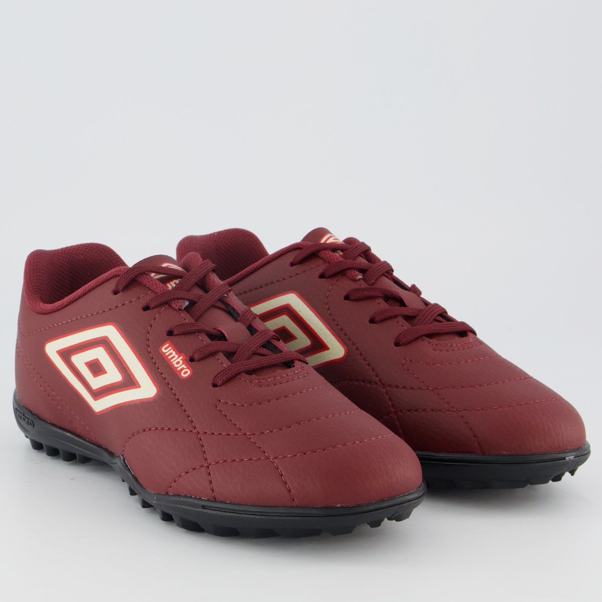 Chuteira Umbro Class Footballer Juvenil Society Bordô e Branca Bordô 2