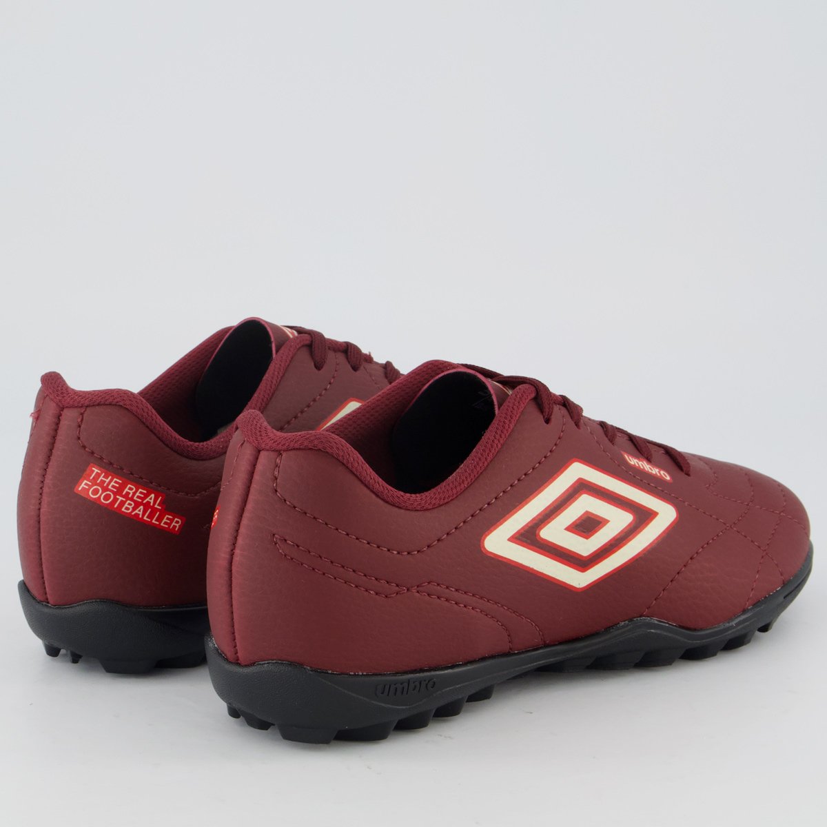Chuteira Umbro Class Footballer Juvenil Society Bordô e Branca Bordô 3