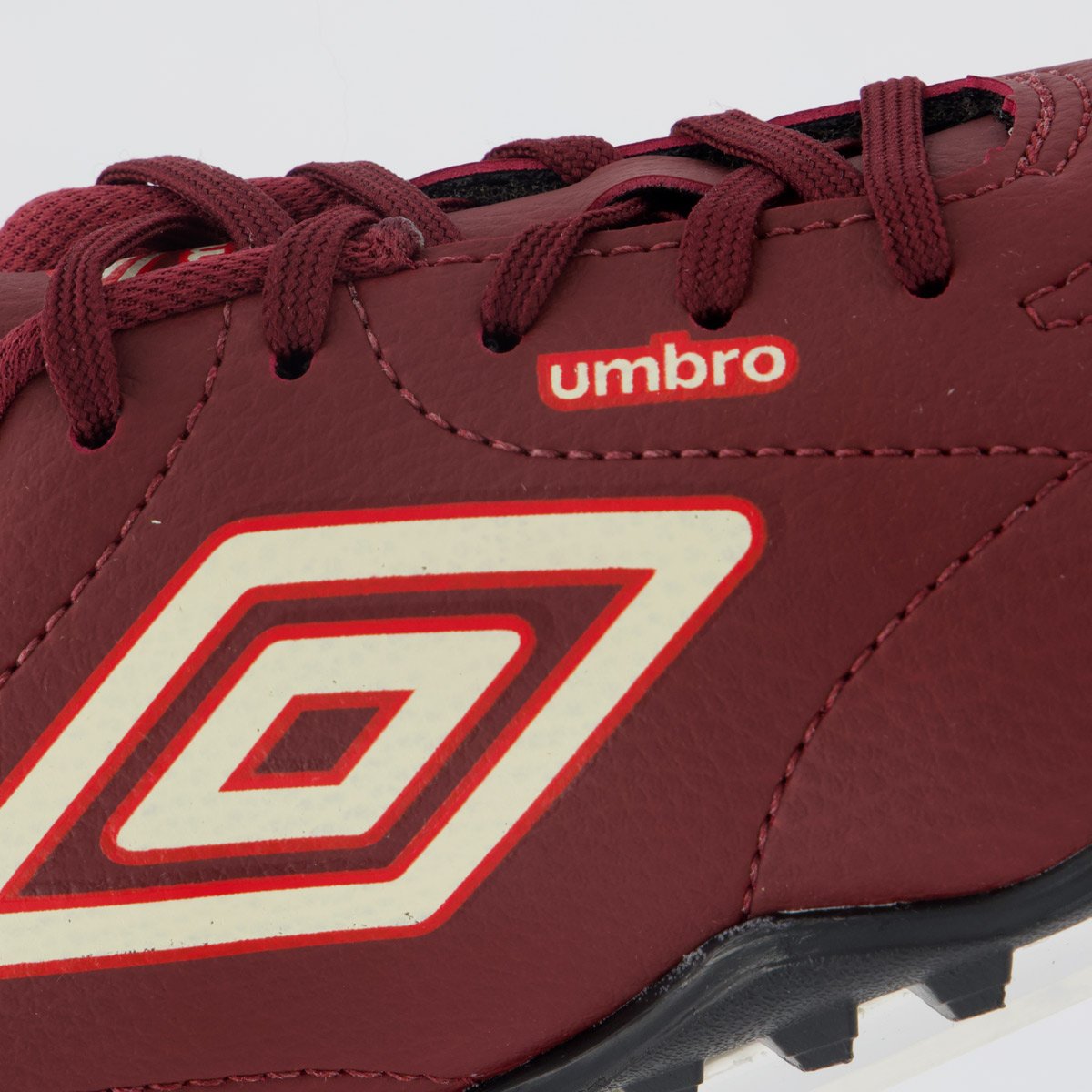 Chuteira Umbro Class Footballer Juvenil Society Bordô e Branca Bordô 7