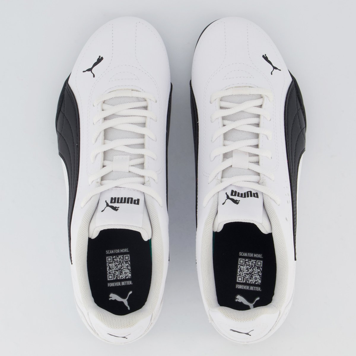 Tênis Puma Catch BDP Feminino Branco e Preto Branco 4