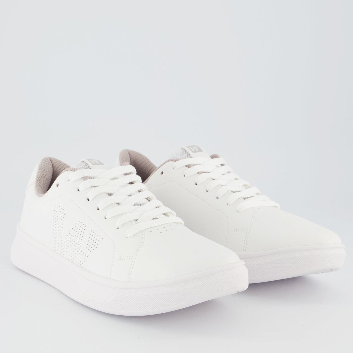 Tênis West Coast Silver Branco Branco 2