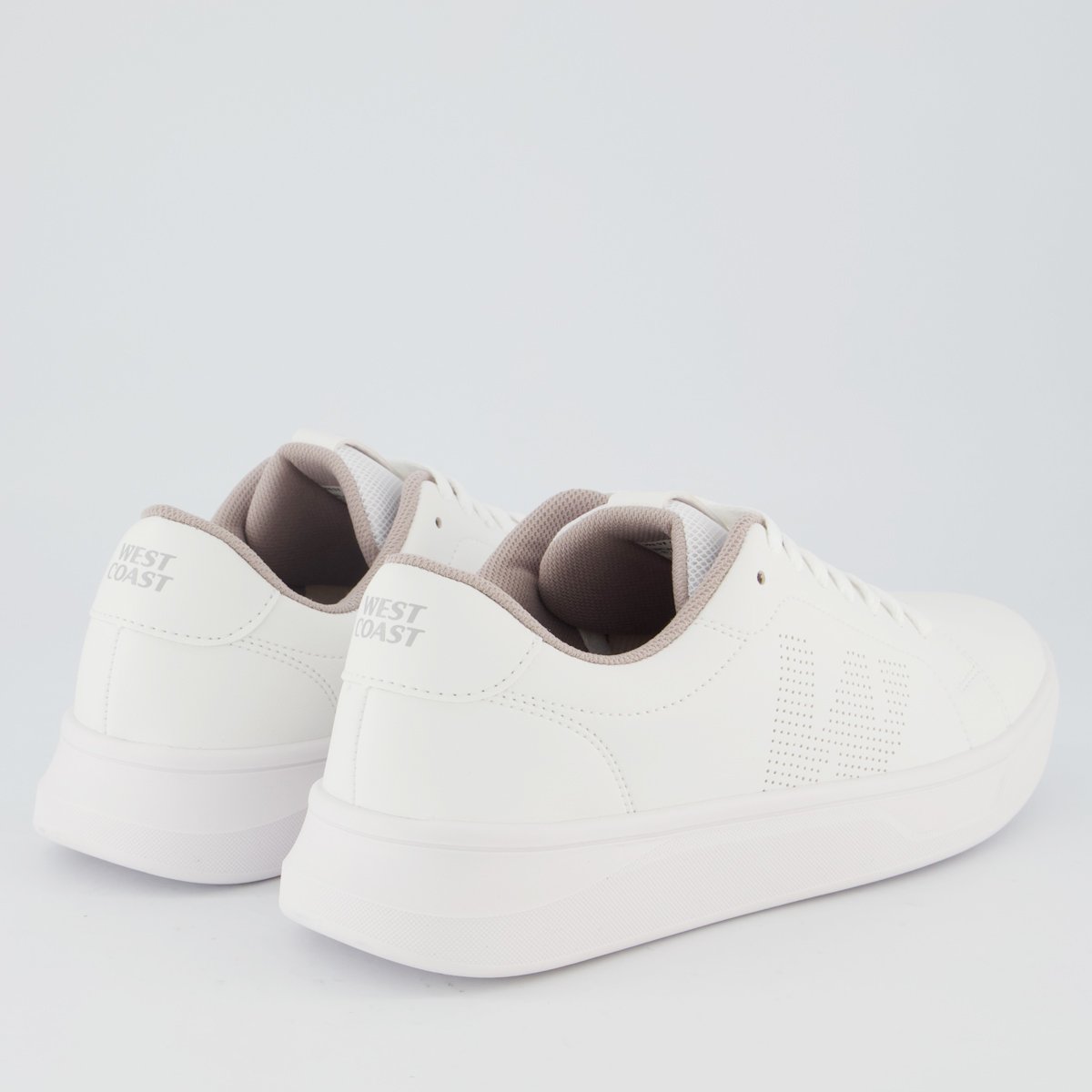 Tênis West Coast Silver Branco Branco 3
