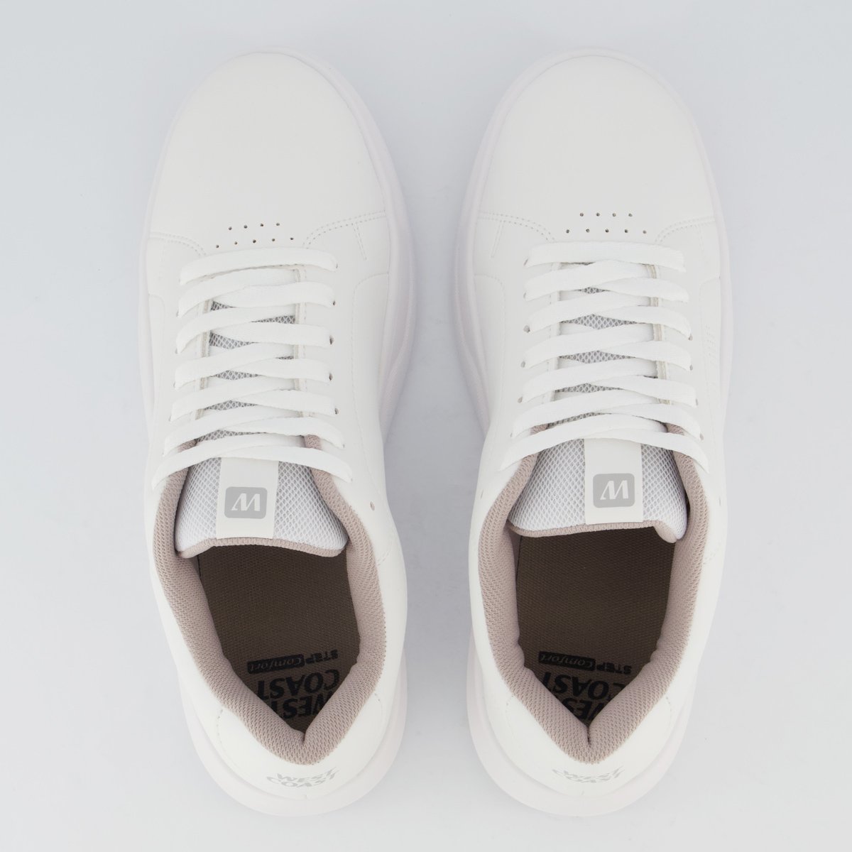 Tênis West Coast Silver Branco Branco 4
