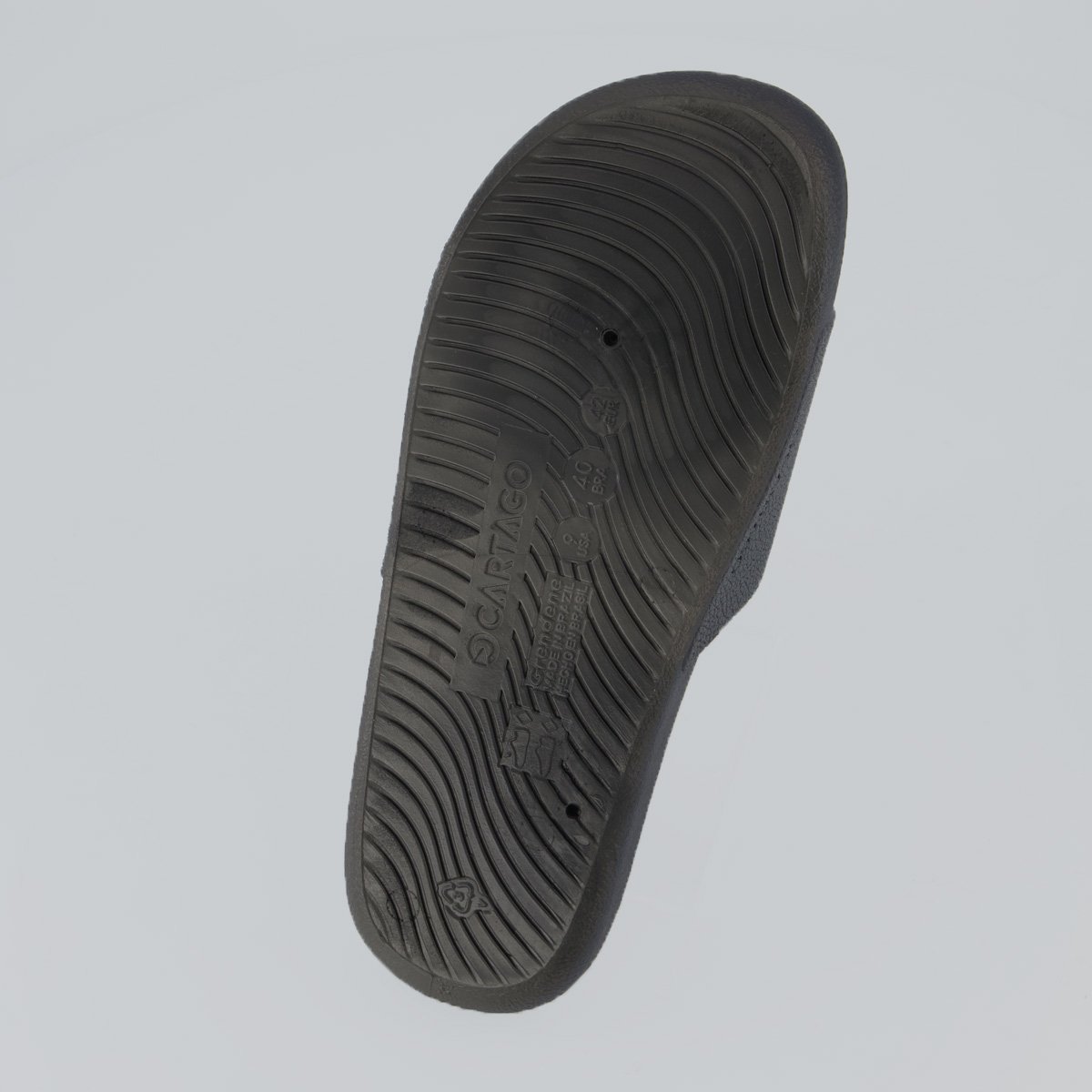Chinelo Cartago Slide Dakar IV Cinza e Bordô Azul Marinho 5