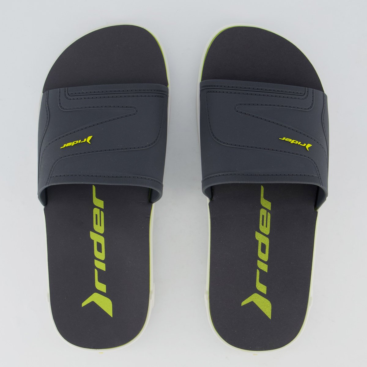Chinelo Slide Rider RW Plus Cinza