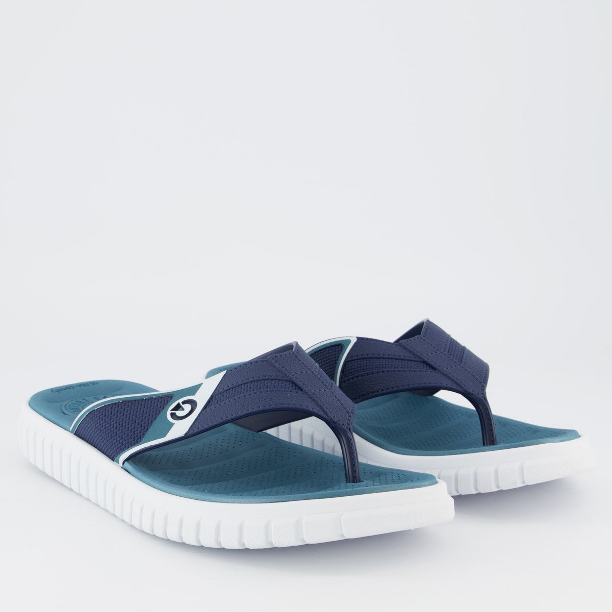 Chinelo Cartago Denver Ded Verde e Azul Azul 3
