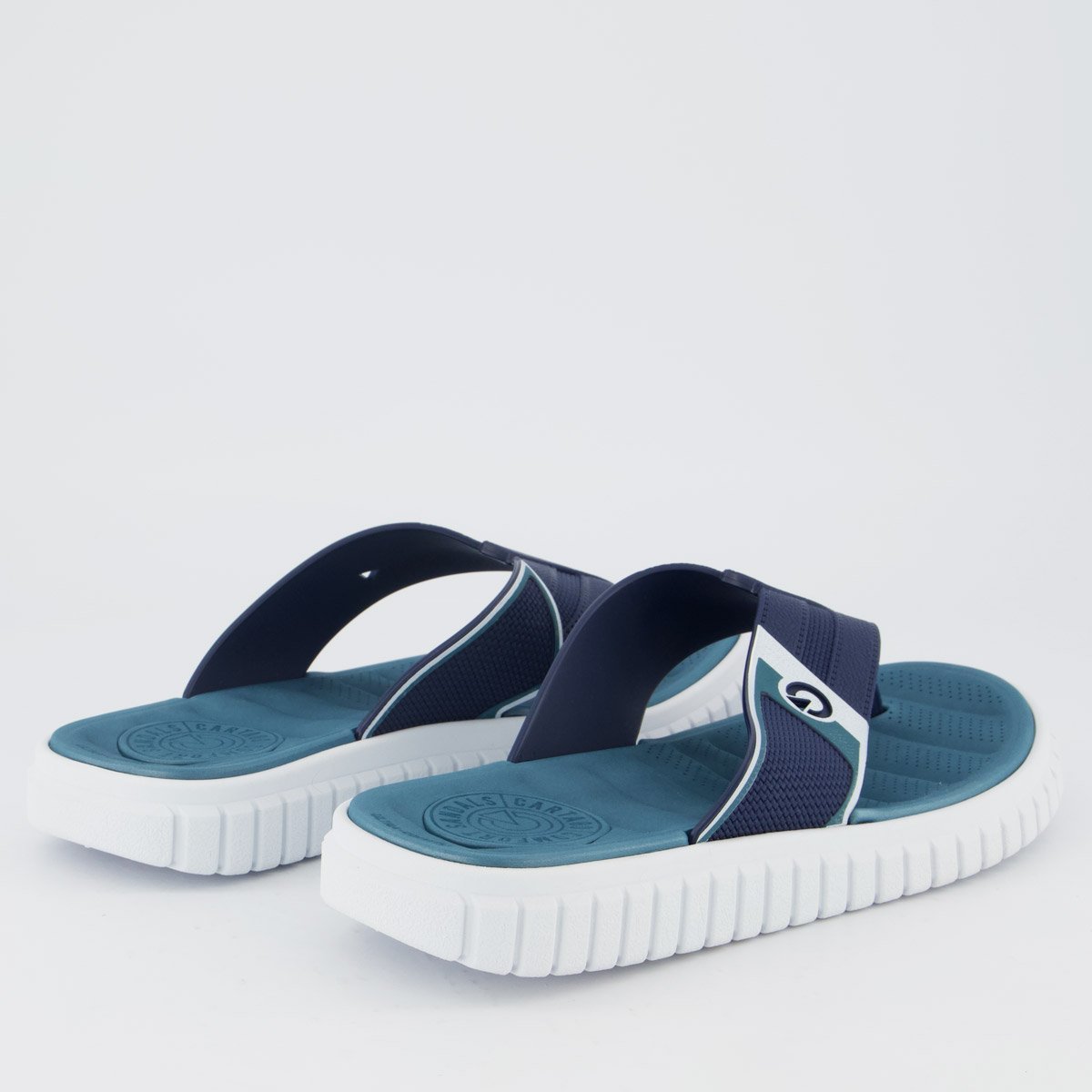Chinelo Cartago Denver Ded Verde e Azul Azul 4