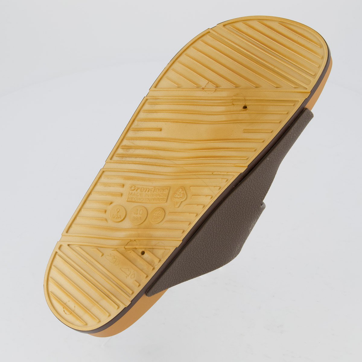 Chinelo Cartago Slide Milão Plus Marrom Marrom 5