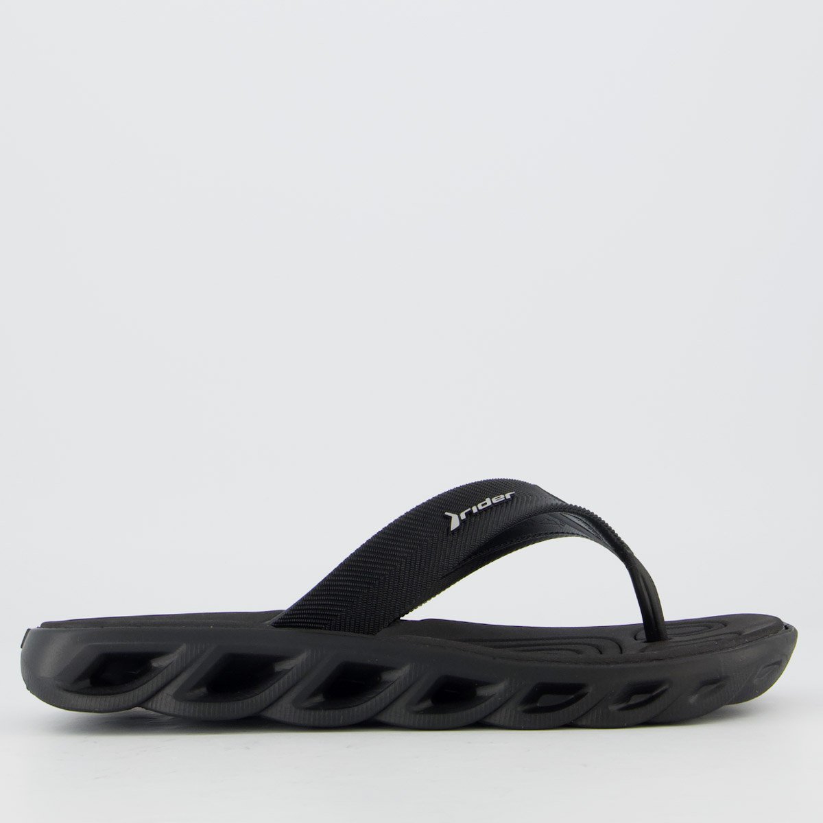 Chinelo Rider Power Low Preto Preto 2