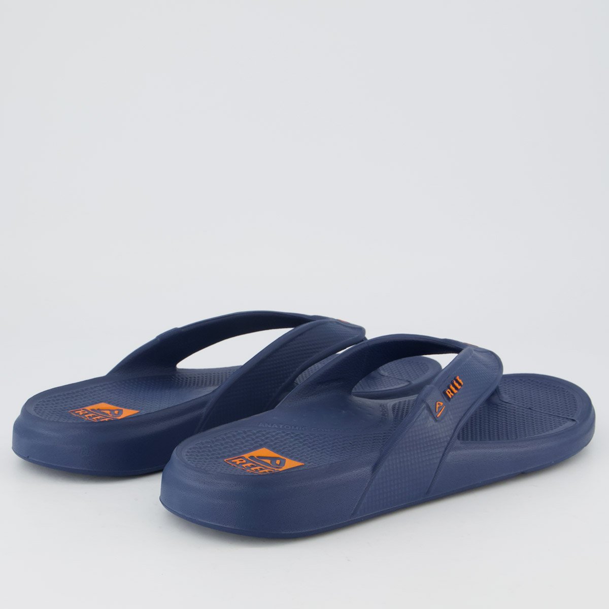 Chinelo Reef Oasis Azul e Laranja Azul 4