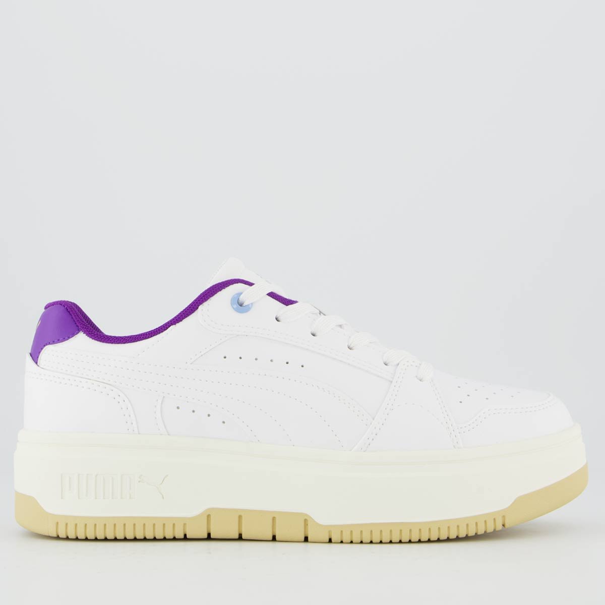 Tênis Puma Rebound Femme Low Bdp Feminino Branco e Bege