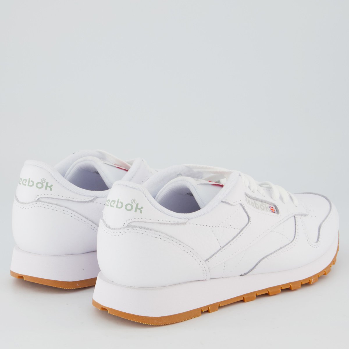 Tênis Reebok Classic Leatherteni Feminino Branco Branco 3