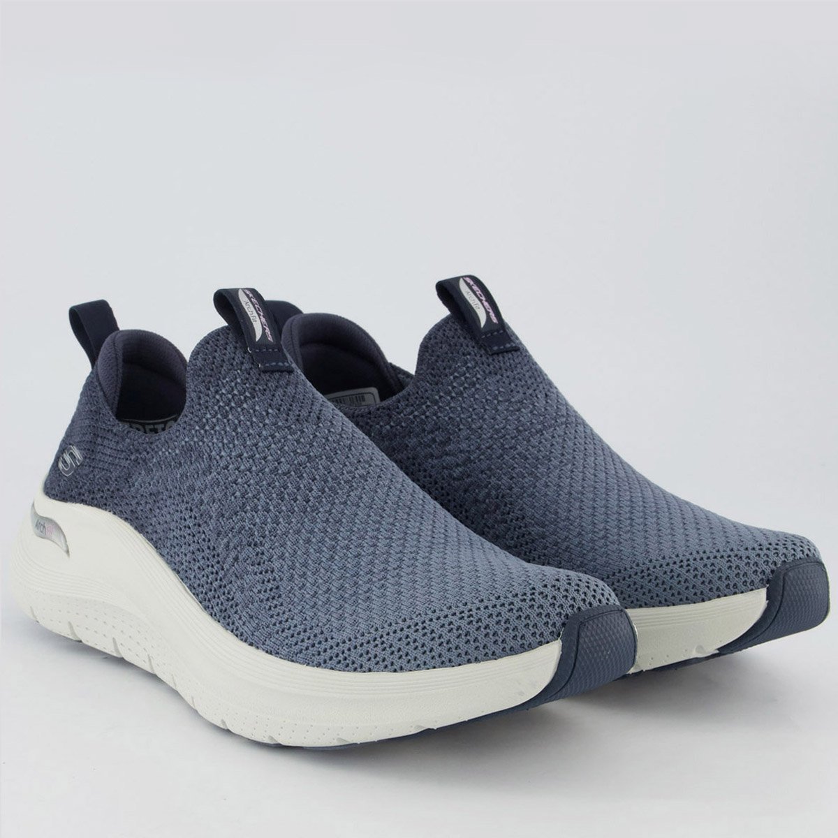 Tênis Skechers Arch Fit 2.0 Feminino Azul e Branco Azul 2