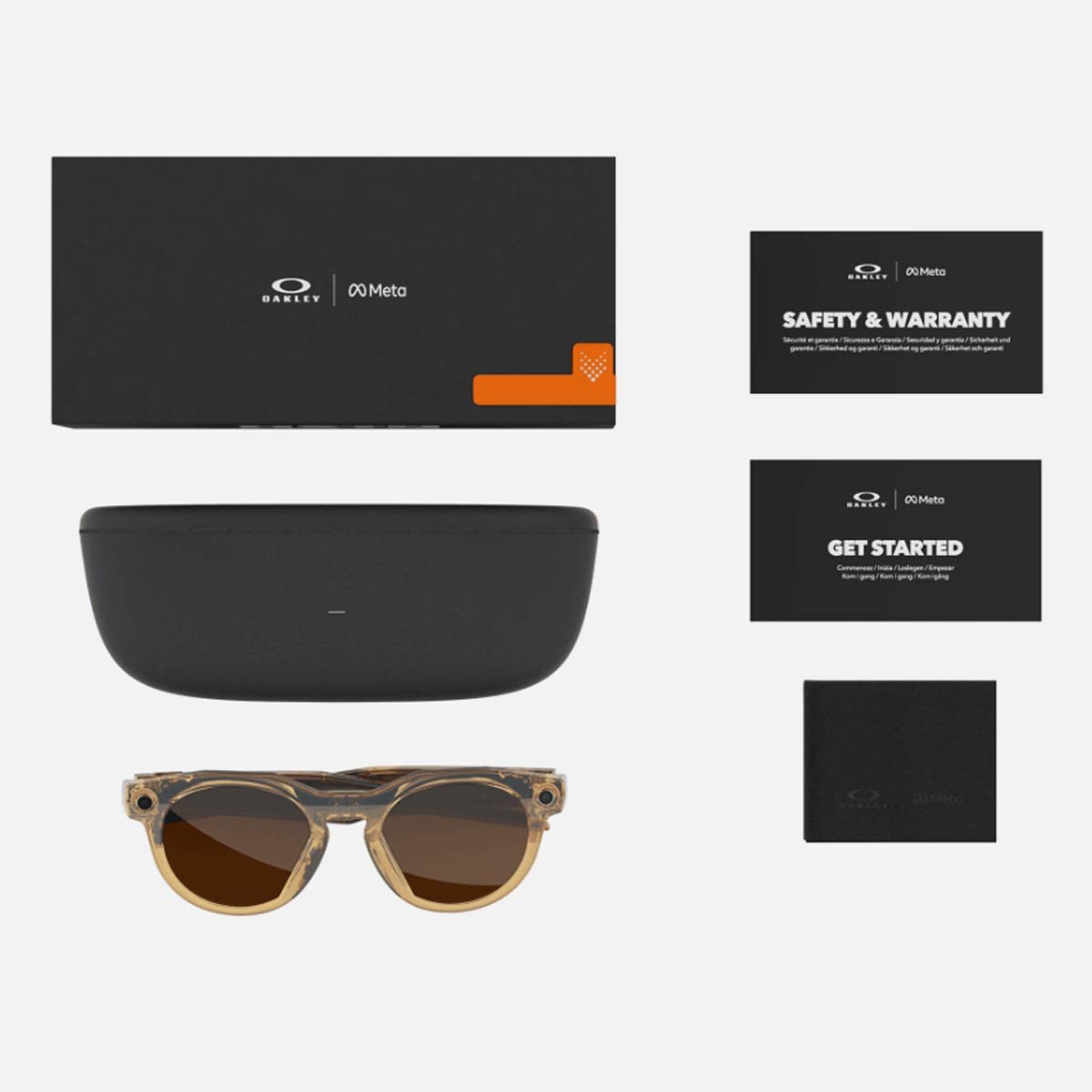 Óculos de Sol Oakley Meta HSTN Light Curry Transitions Marrom Marrom 8