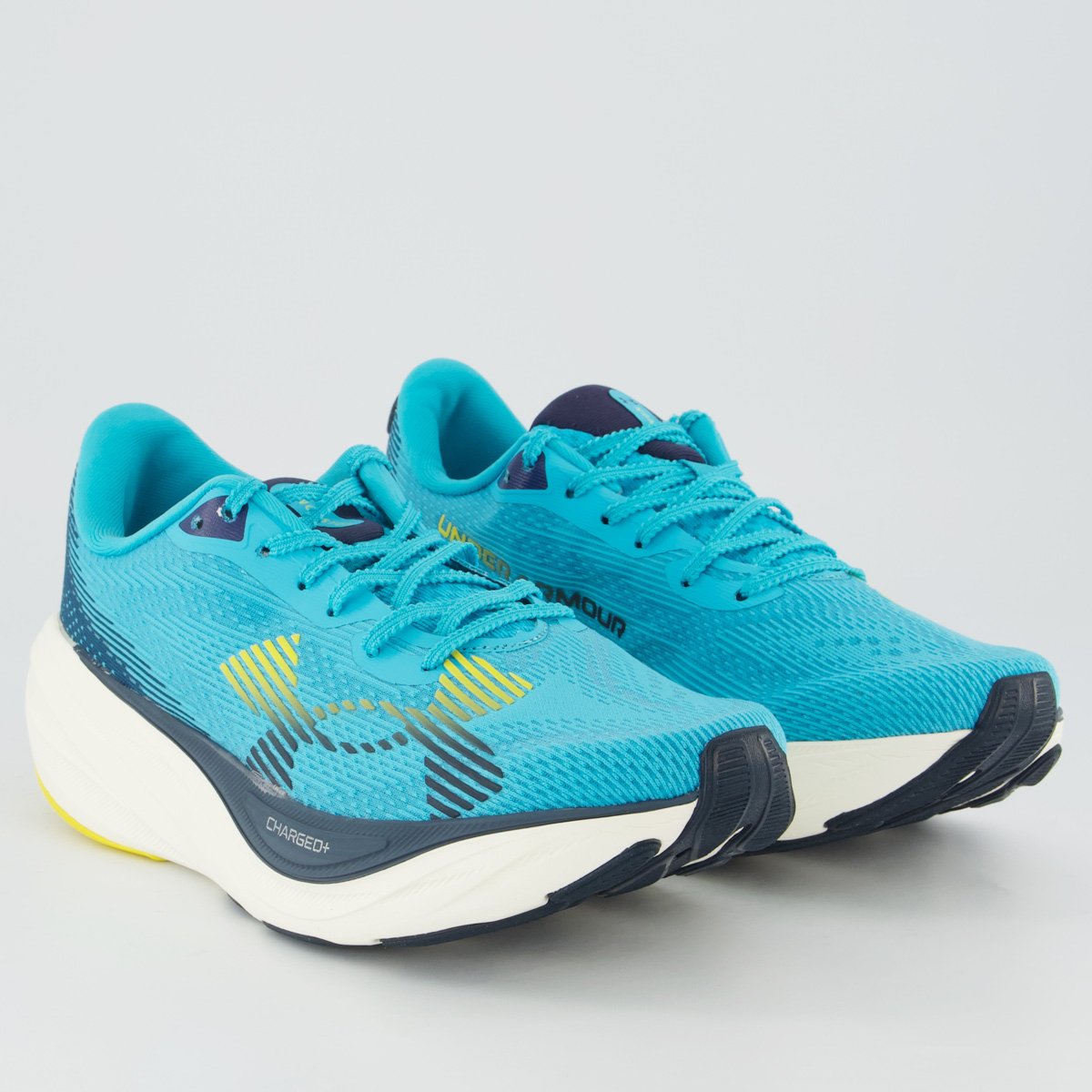 Tênis Under Armour Charged Nonstop Feminino Azul Azul 2
