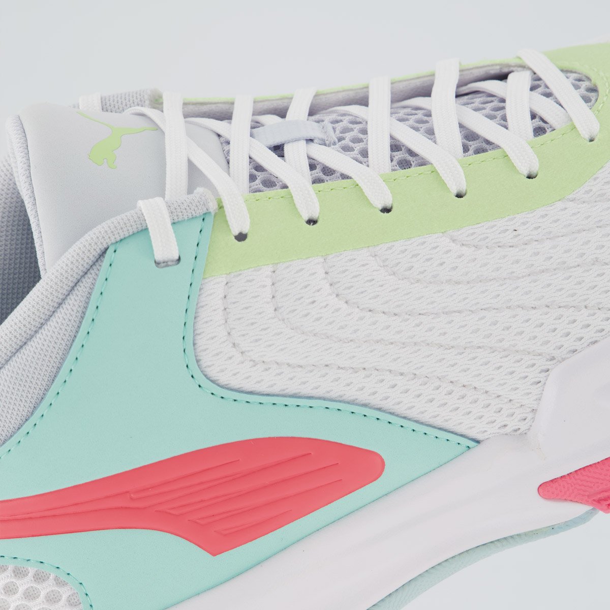 Tênis Puma Court Pro 2 Branco e Verde Branco/Verde 7