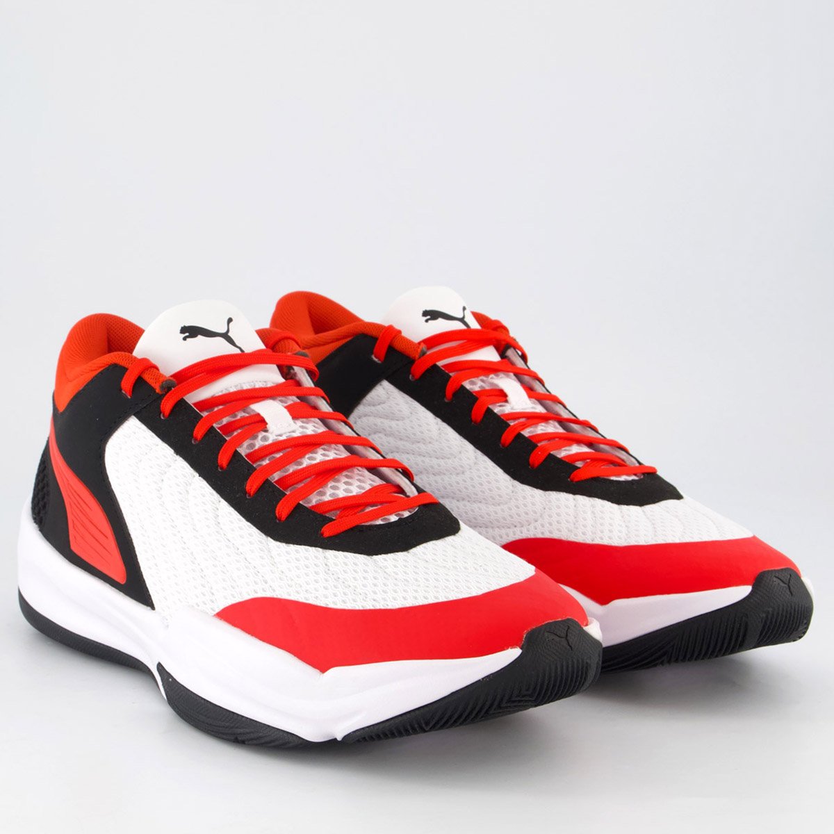 Tênis Puma Court Pro 2 Branco e Vermelho Branco/Preto/Vermelho 2