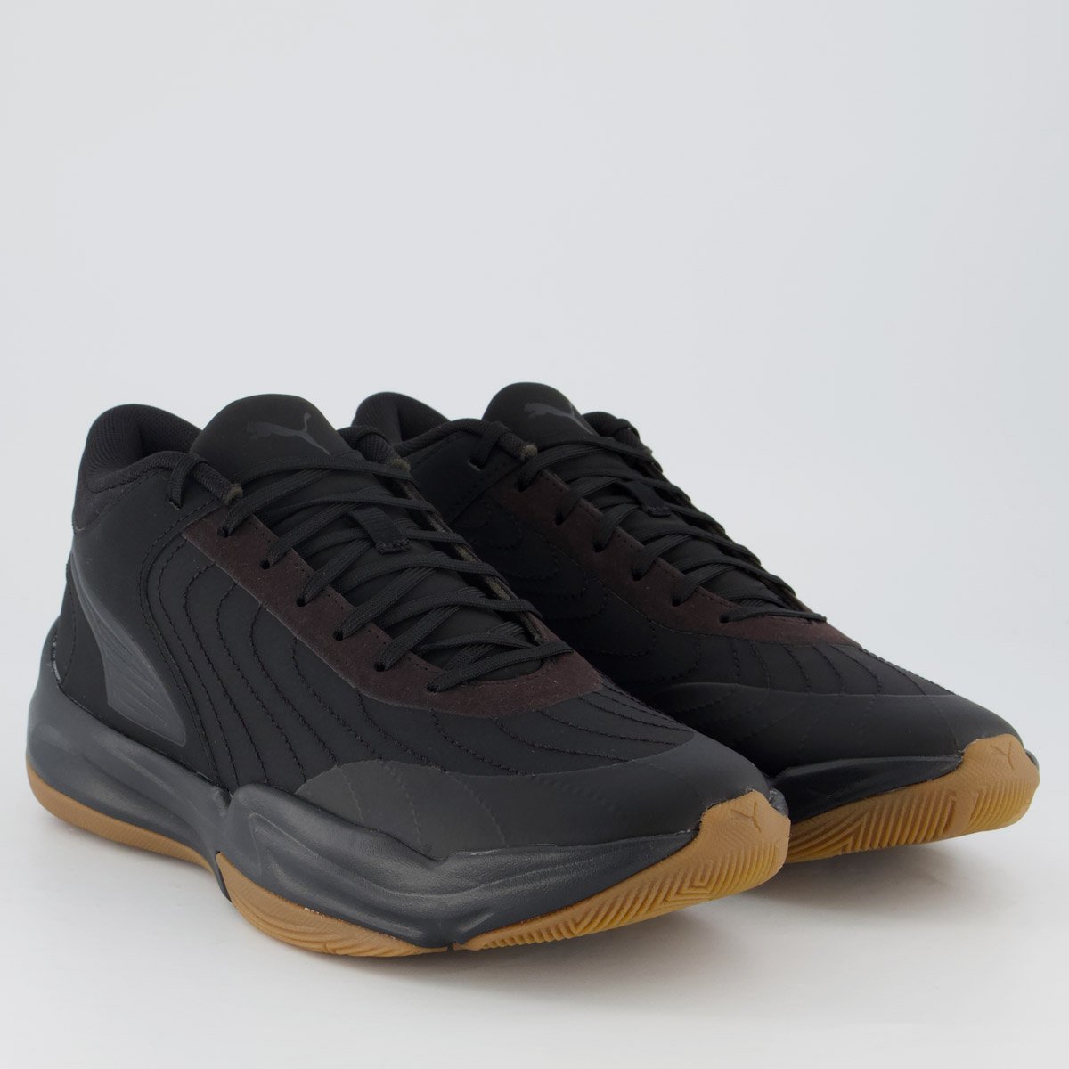 Tênis Puma Court Pro 2 Nubuck Preto Preto 2