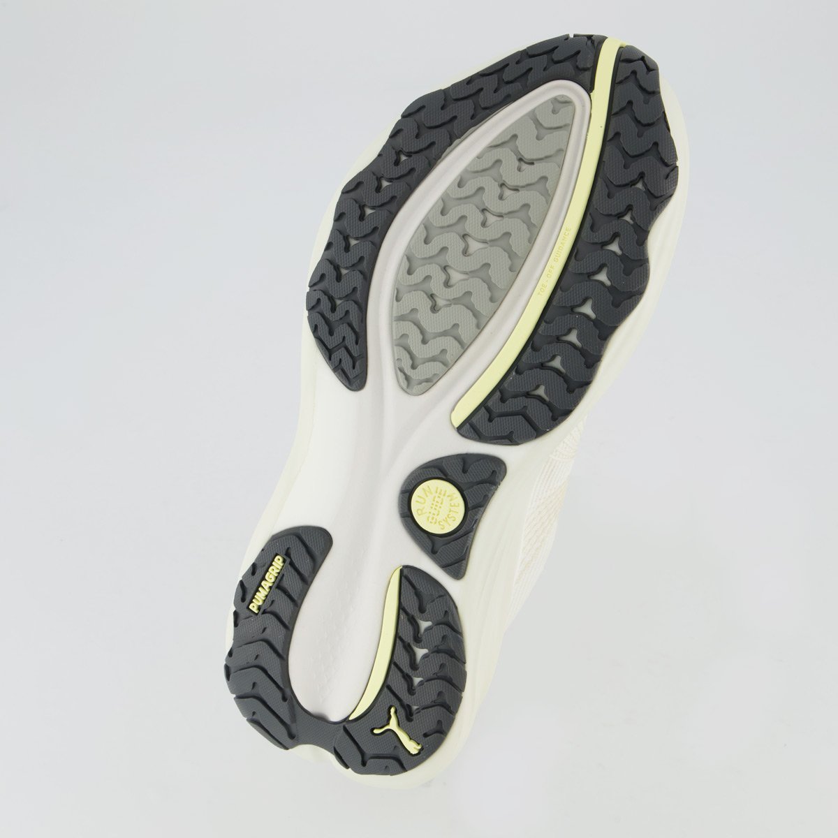Tênis Puma Forever Run Nitro 2 Branco e Dourado Bege 5