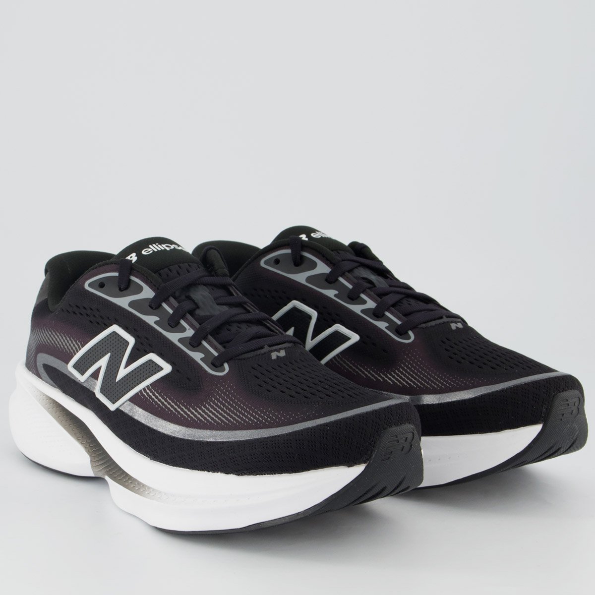 Tênis New Balance Fresh Foam Ellipse Preto e Branco Preto 2
