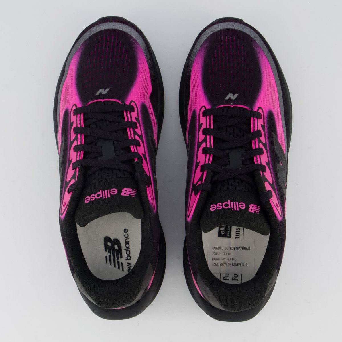 Tênis New Balance Fresh Foam Ellipse Feminino Rosa e Preto Preto/Rosa 4