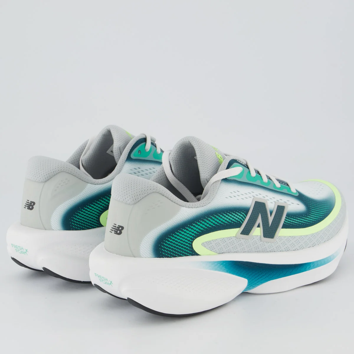 Tênis New Balance Fresh Foam Ellipse Feminino Branco e Verde Verde/Branco 3