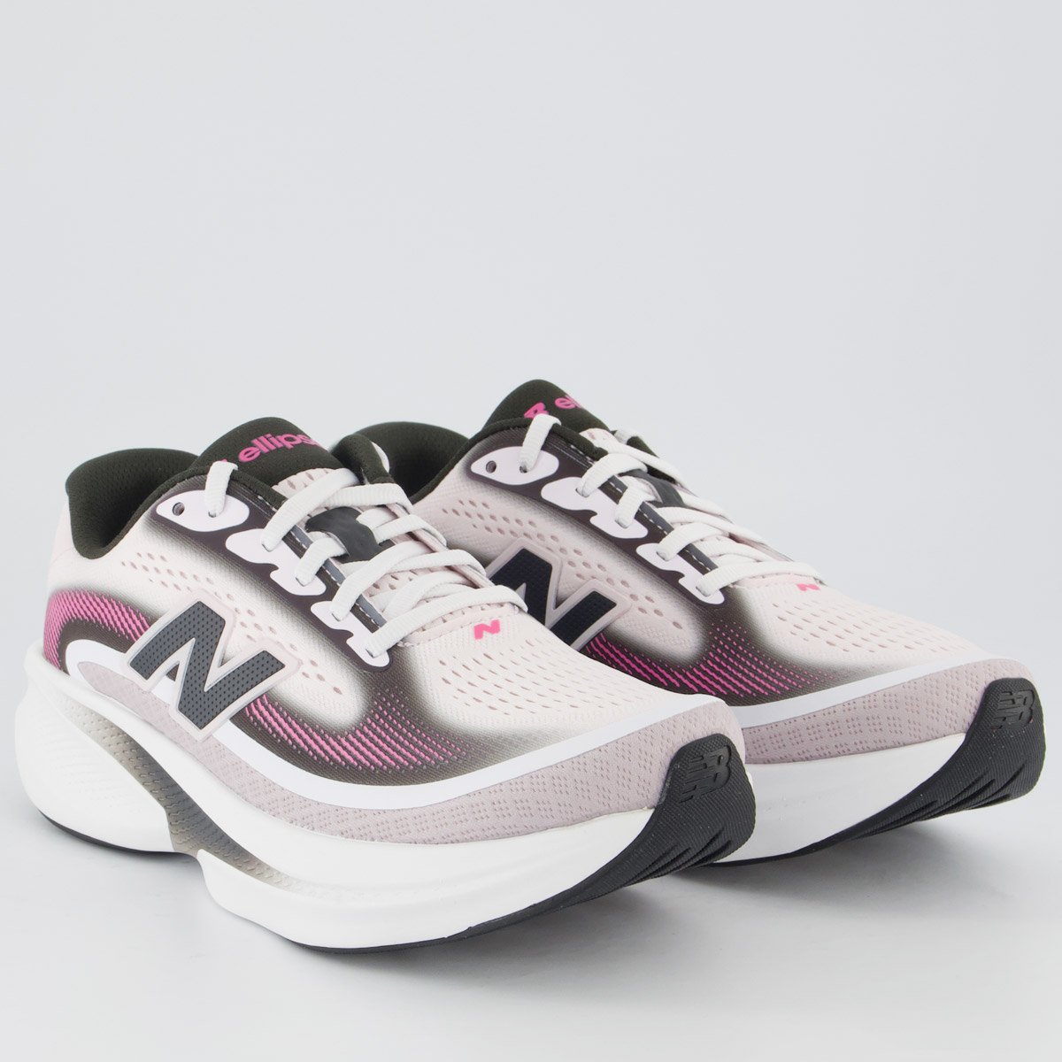 Tênis New Balance Fresh Foam Ellipse Feminino Rosa Branco/Rosa 2