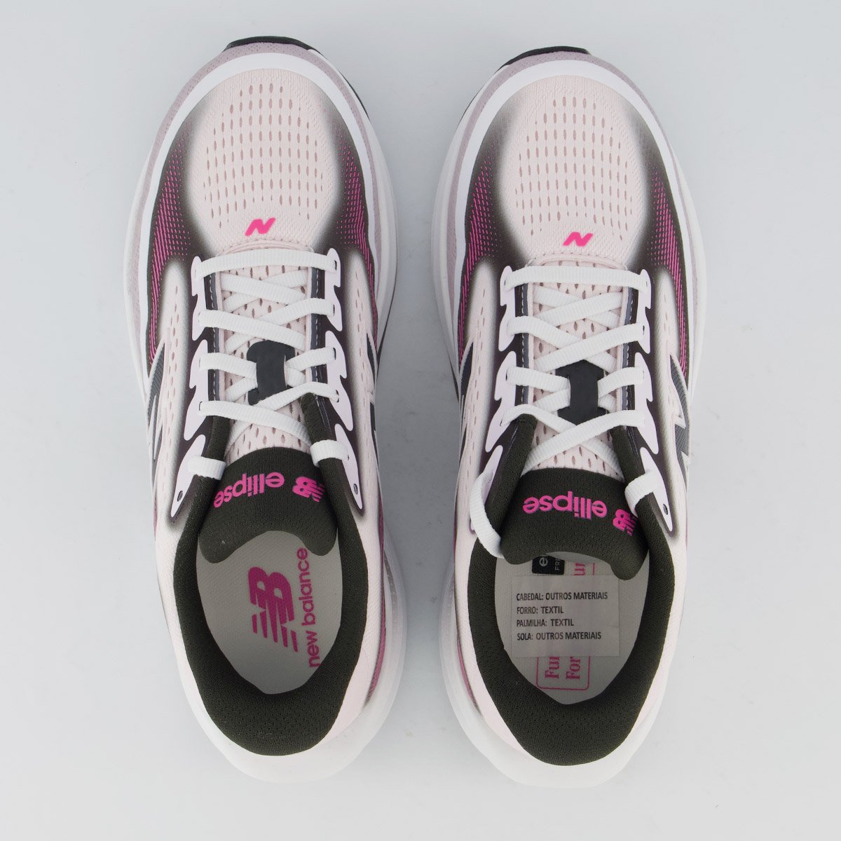 Tênis New Balance Fresh Foam Ellipse Feminino Rosa Branco/Rosa 4