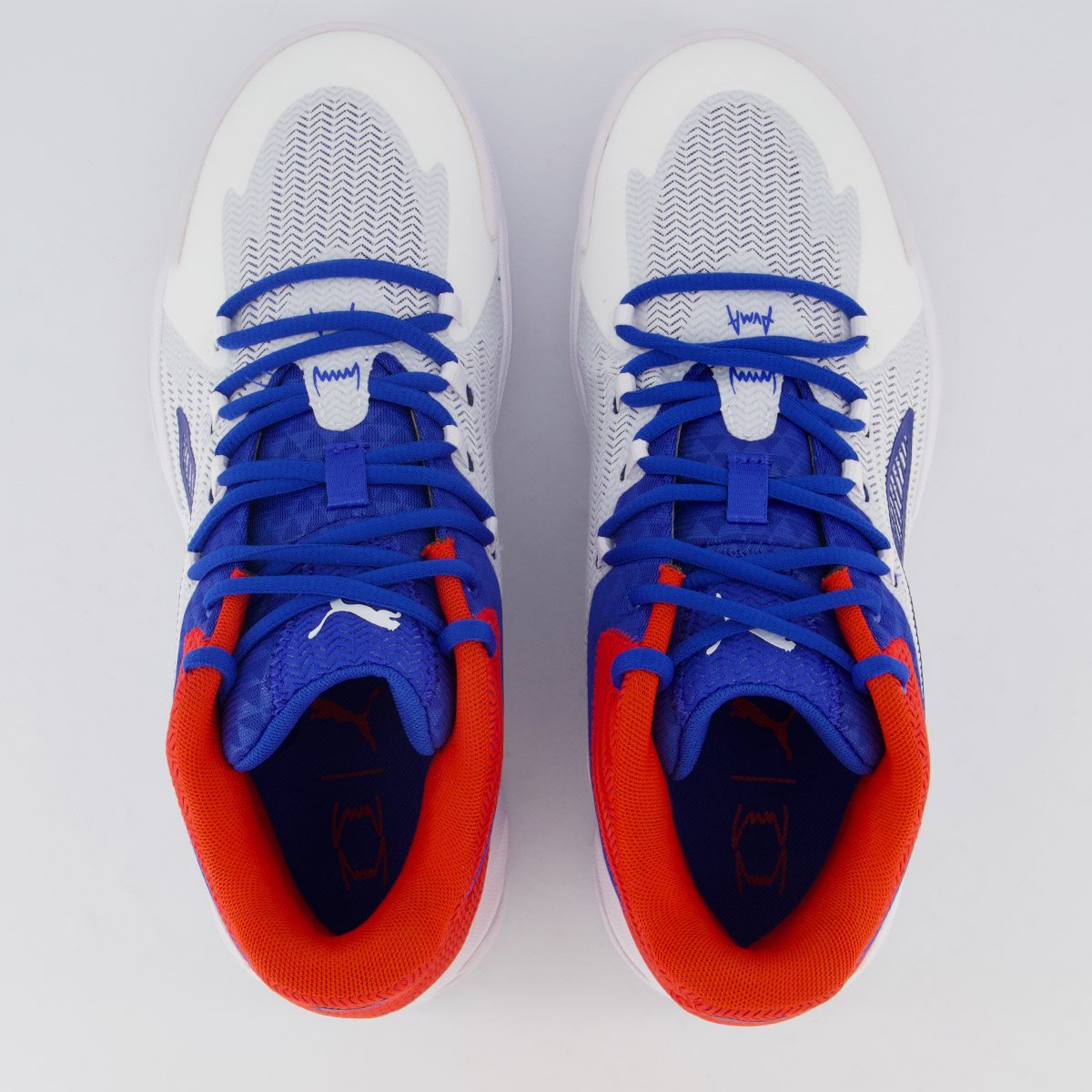 Tênis Puma Dagger Branco e Azul Branco/Azul 4