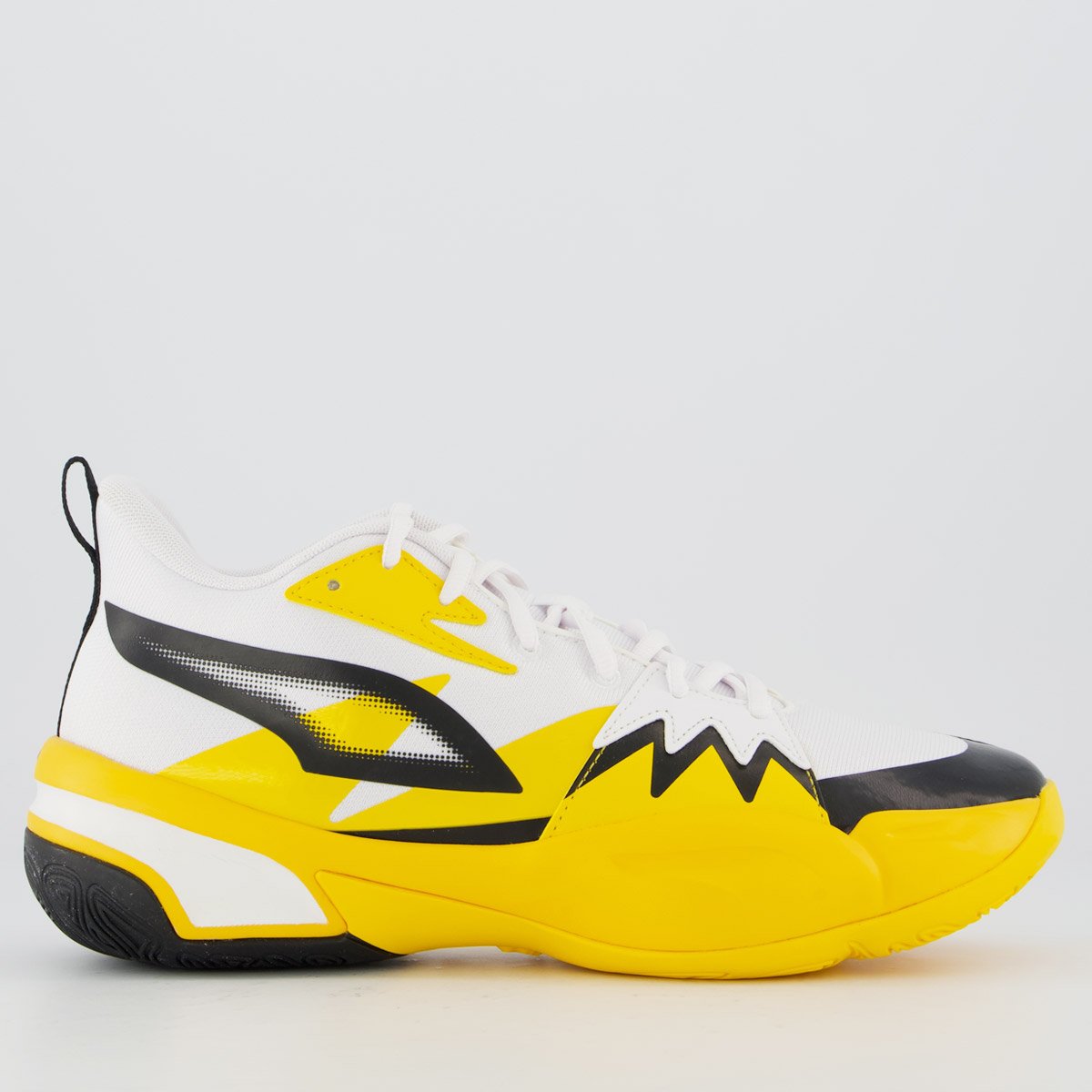 Tênis Puma Genetics Branco e Amarelo