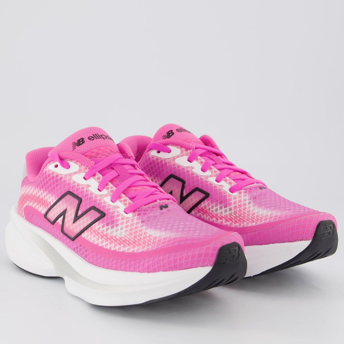 Tênis New Balance Fresh Foam Ellipse Feminino Rosa e Branco Rosa 2