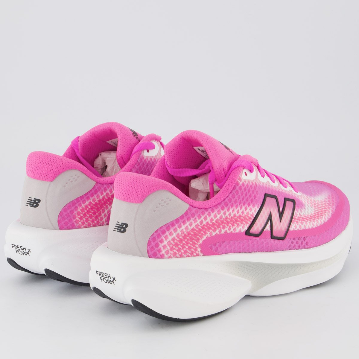 Tênis New Balance Fresh Foam Ellipse Feminino Rosa e Branco Rosa 3