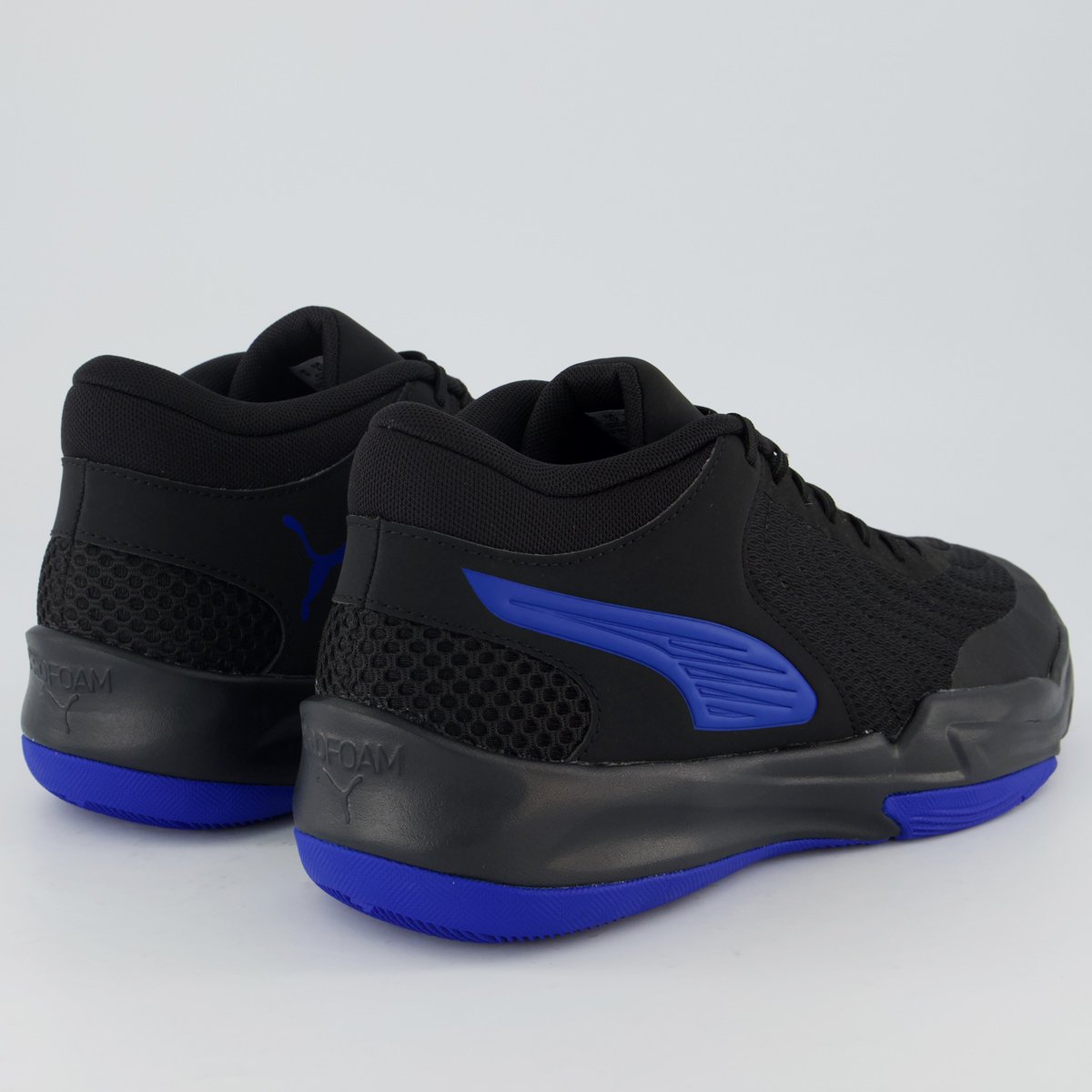Tênis Puma Court Pro 2 Preto e Azul Preto 3
