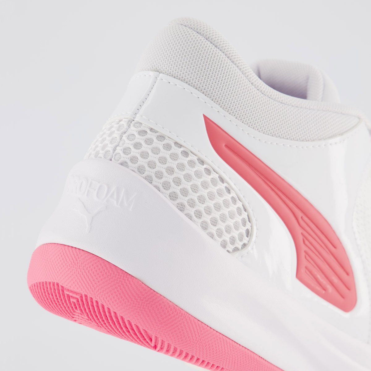 Tênis Puma Court Pro 2 Metallic Rosa Branco 6
