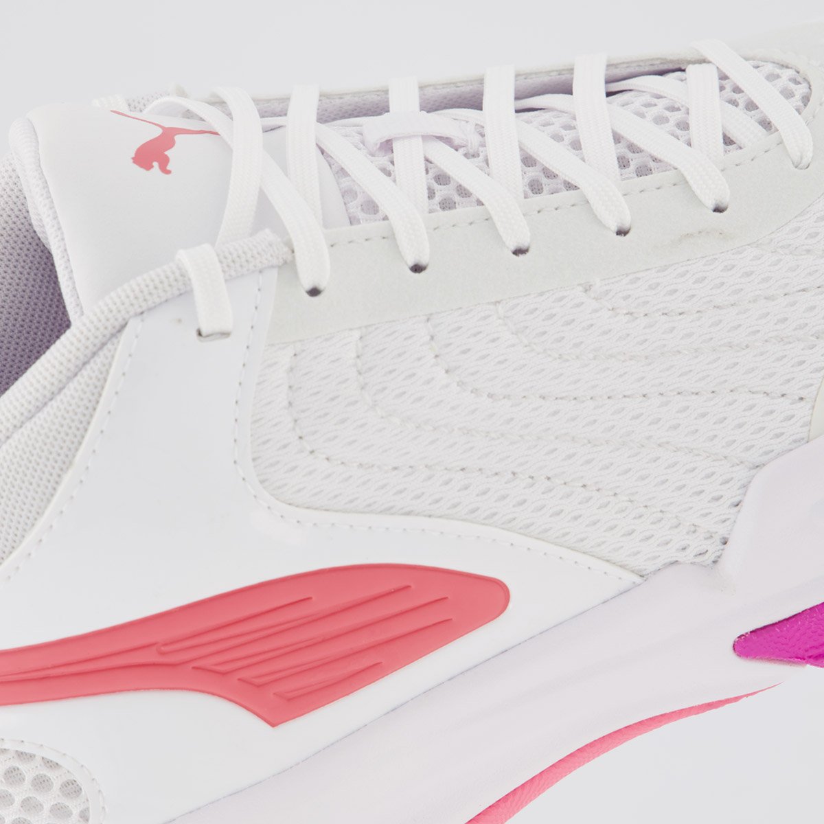 Tênis Puma Court Pro 2 Metallic Rosa Branco 7