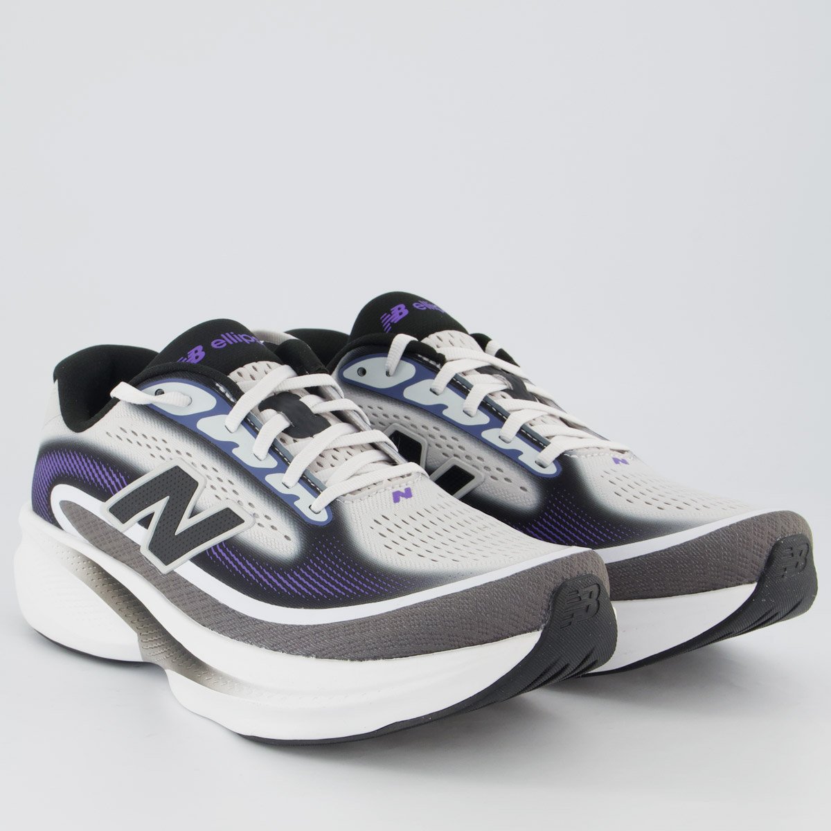 Tênis New Balance Fresh Foam Ellipse Cinza Cinza/Branco 2