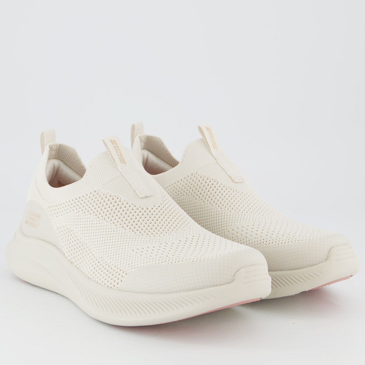 Tênis Skechers Bobs Moda Flex Feminino Off White Bege 2