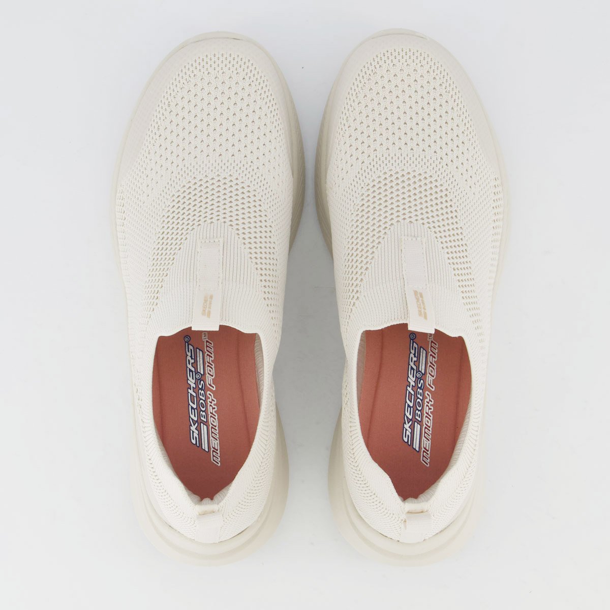 Tênis Skechers Bobs Moda Flex Feminino Off White Bege 5