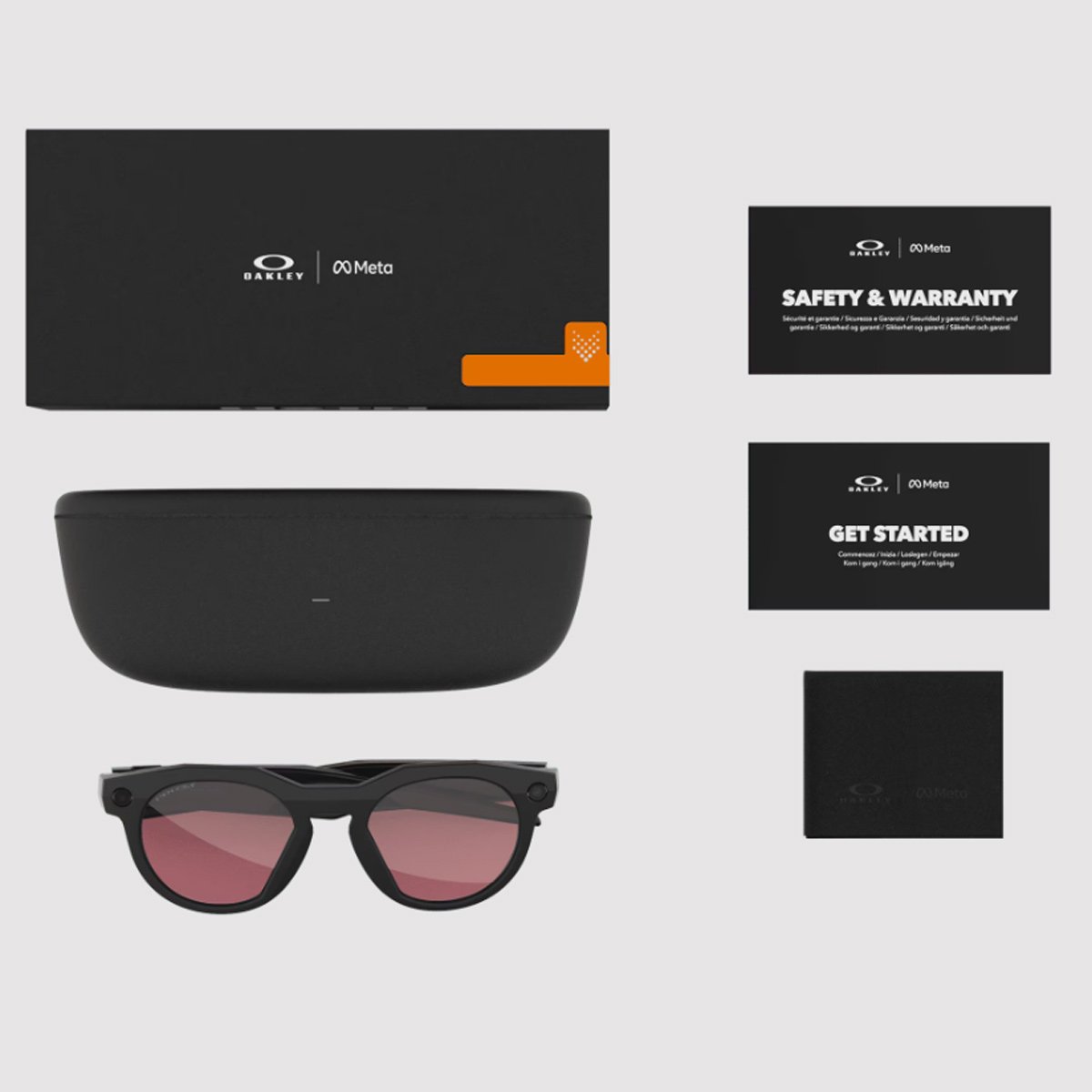 Óculos de Sol Oakley Meta Hstn Prizm Preto Preto 7