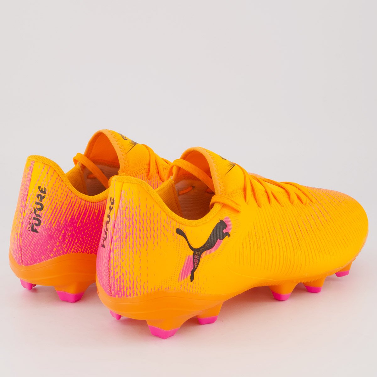Chuteira Puma Future 8 Play FG/AG Campo Laranja Laranja 3