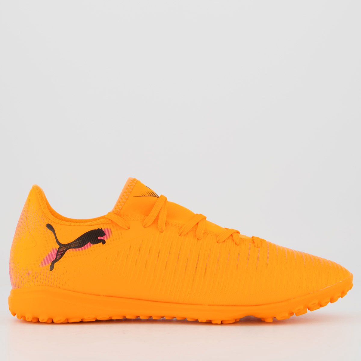 Chuteira Puma Future 8 Play TT Society Laranja