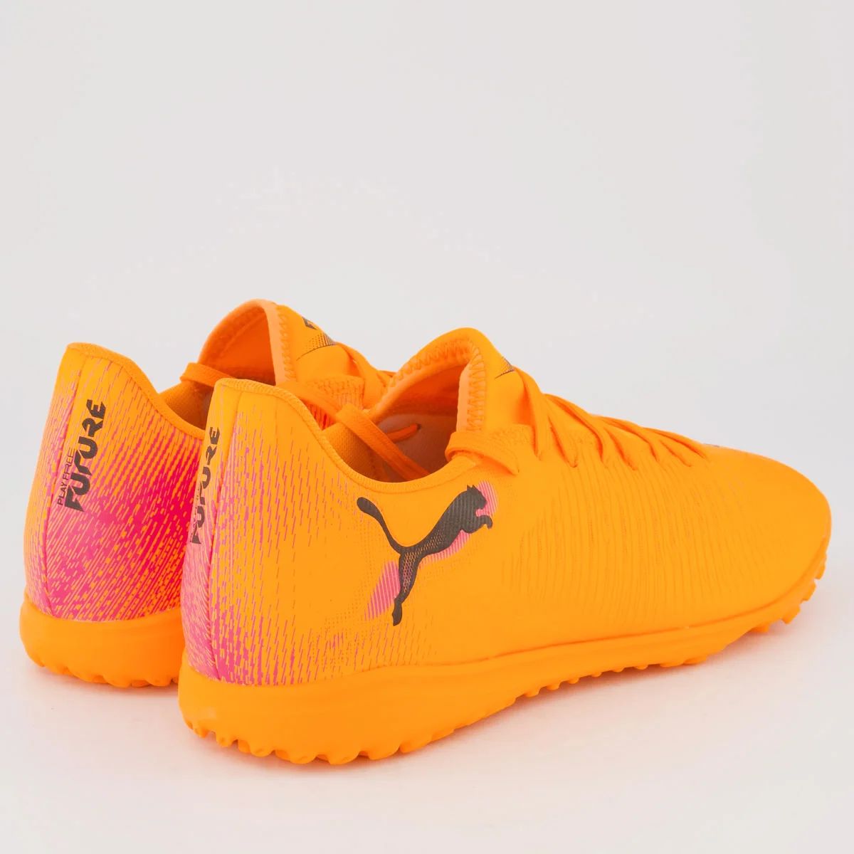 Chuteira Puma Future 8 Play TT Society Laranja Laranja 3