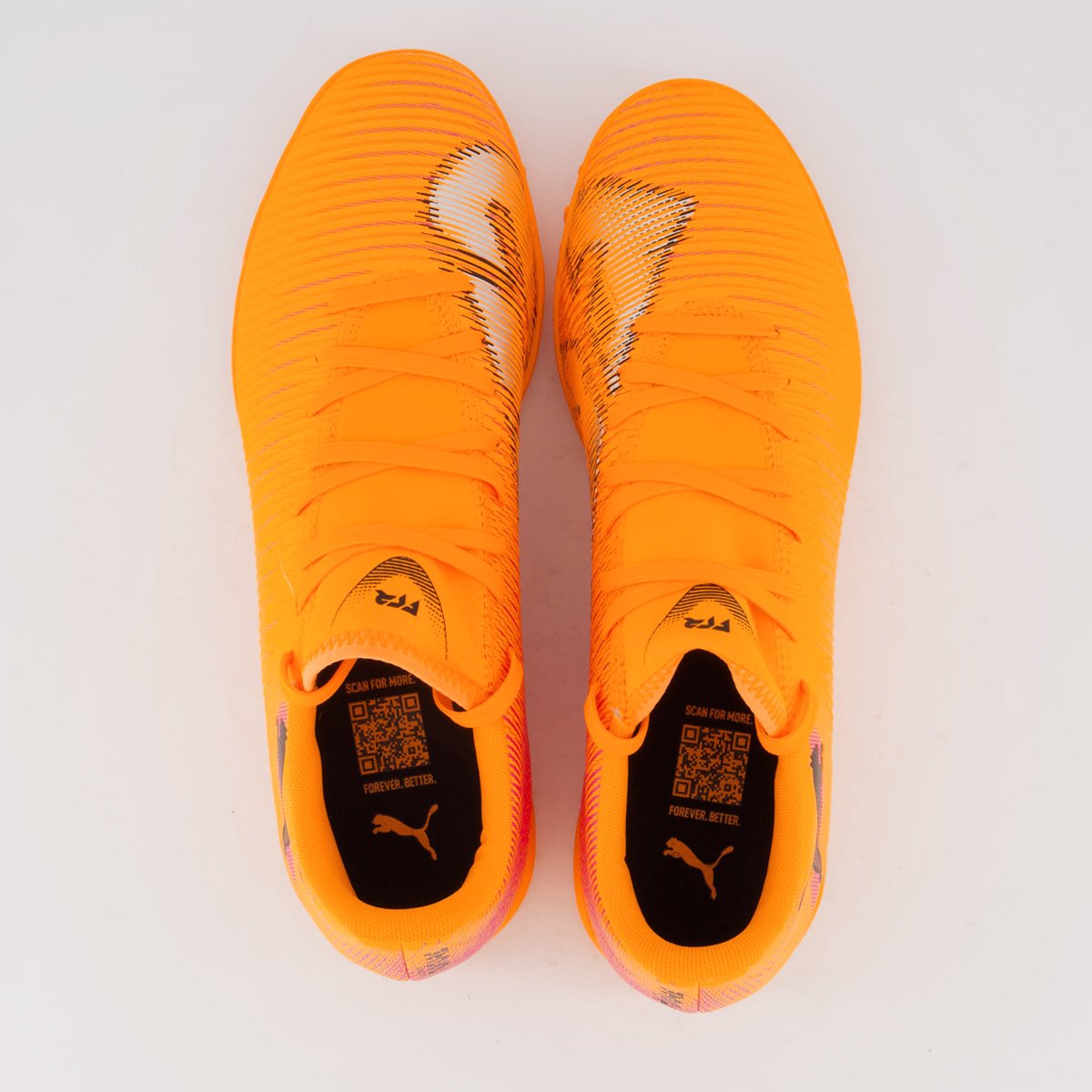 Chuteira Puma Future 8 Play TT Society Laranja Laranja 4
