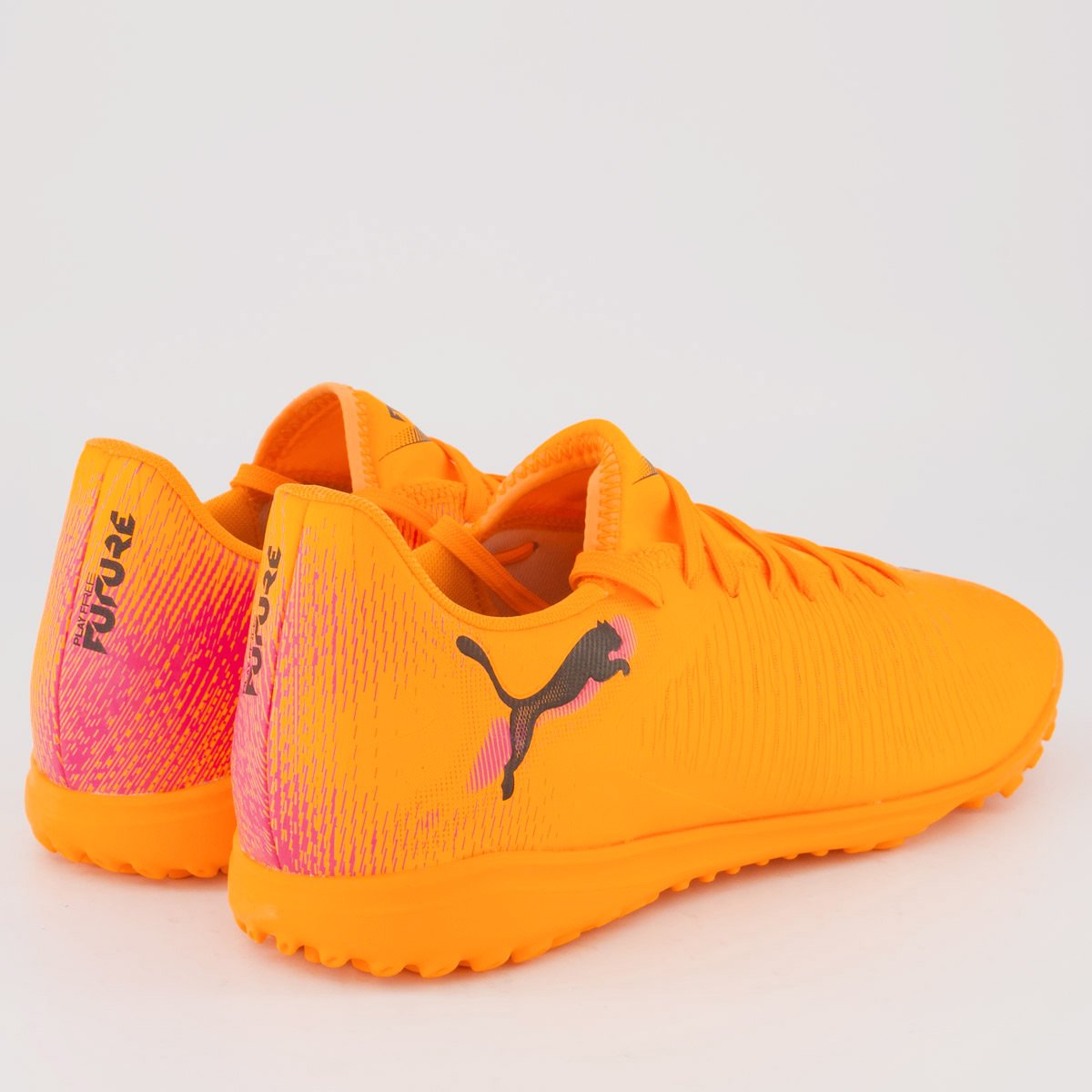 Chuteira Puma Future 8 Play TT Society Laranja Laranja 3