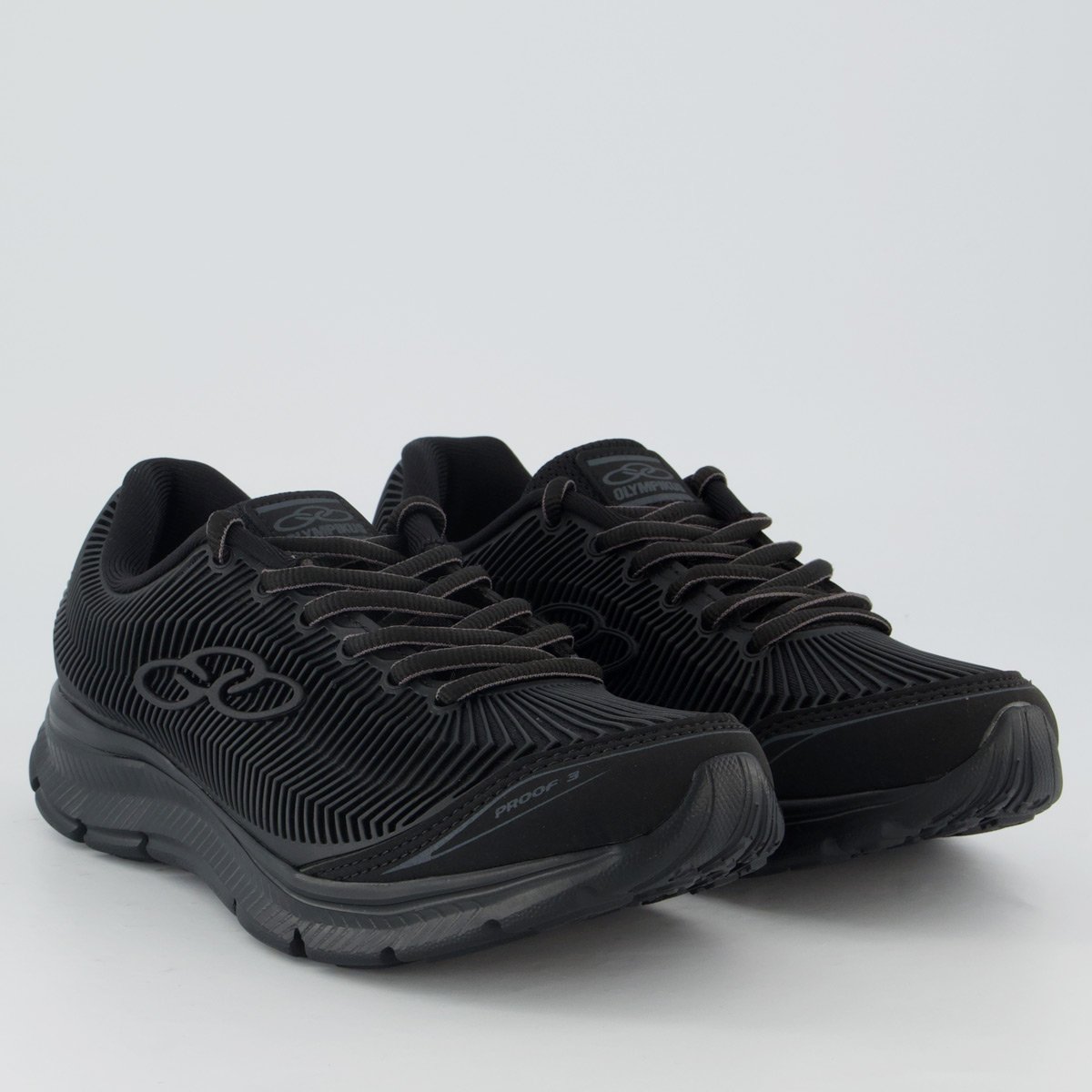 Tênis Olympikus Proof 3 Infantil All Black Preto 2