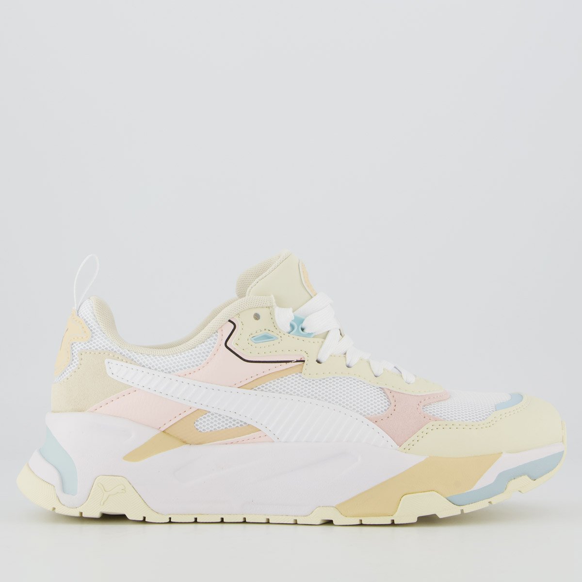 Tênis Puma Trinity Feminino Branco e Rosa