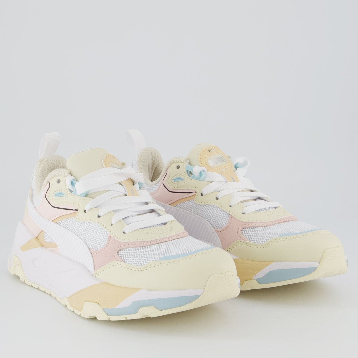 Tênis Puma Trinity Feminino Branco e Rosa Multicores 2