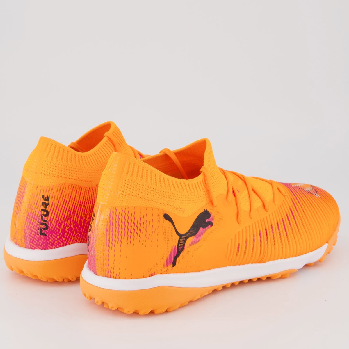 Chuteira Puma Future 8 Match TT Society Juvenil Laranja Laranja 3